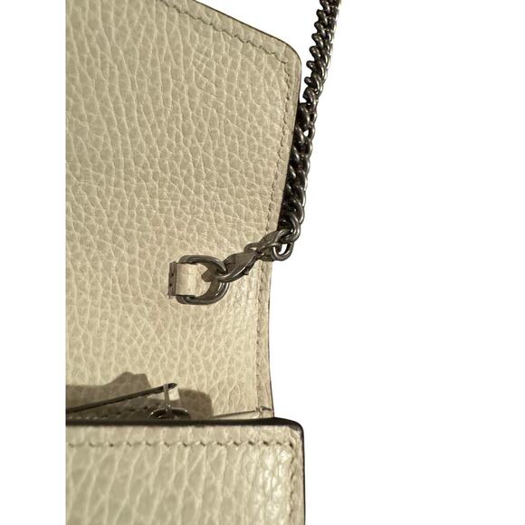 Gucci Dionysus Wallet on Chain WOC Ivory Cream and Pink Interior SHW - Picture 5 of 8